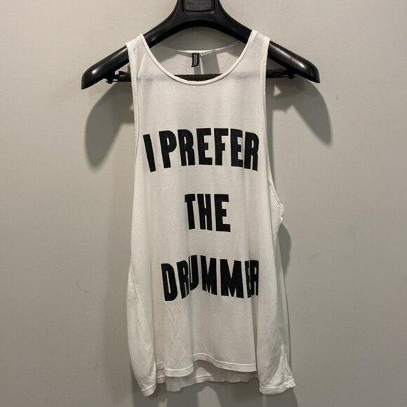 H&M White Tank Top Size 10 - Picture 5 of 9